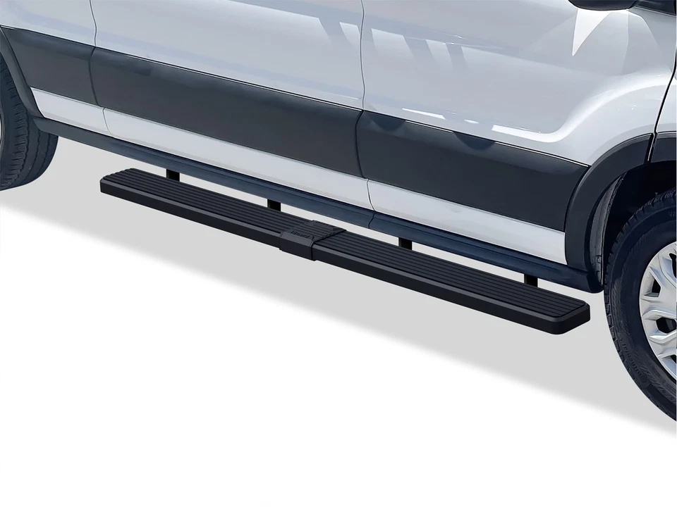 APS Stainless Steel 6in Running Boards Fit 15-26 Ford Transit Full Size Van