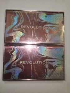 2 Lot Makeup Revolution FESTIVE ALLURE Eyeshadow Palette- New - Picture 1 of 2
