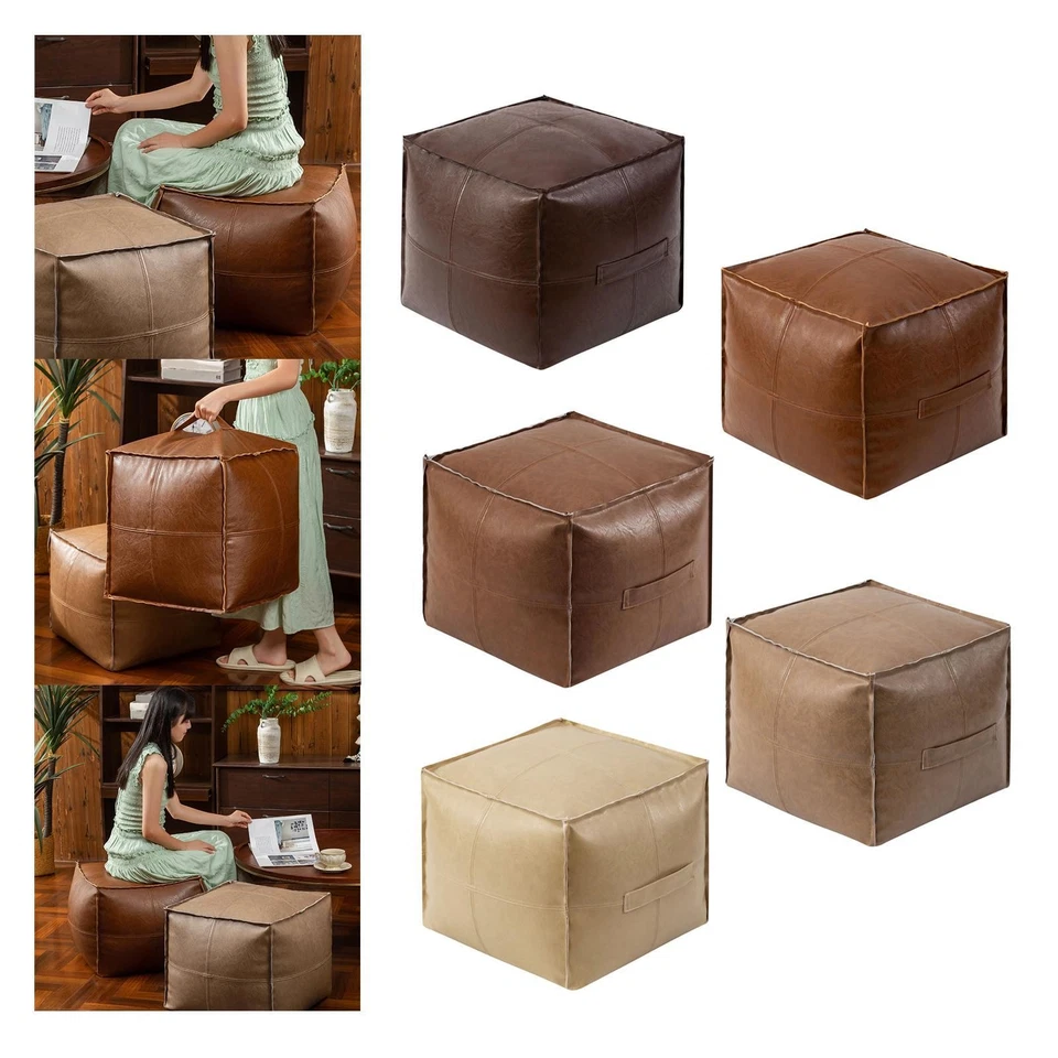 Morocco Ottoman Cover Pouf Foot Stool Cover for Living Room Decor Good - Image 1 of 1