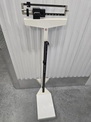 Detecto Weigh Beam Eye-Level Physician Scale, Height Rod, 350lb - Image 1 of 3