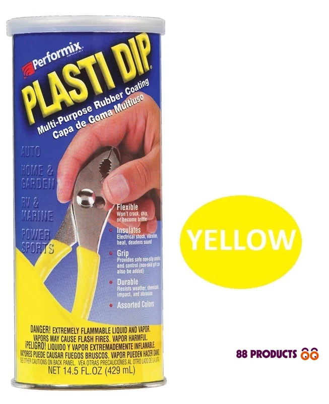 PERFORMIX PLASTI DIP YELLOW 14.5 OZ MULTI-PURPOSE RUBBER COATING DIP - Image 1 of 1