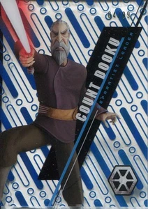 Star Wars 2016 High Tek Blue Parallel [99] Base Card SW-49 Count Dooku - Picture 1 of 1