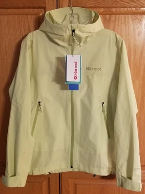 Marmot Minimalist Pertex Hooded Jacket Womens Medium Matcha Yellow NEW w/ tags - Image 1 of 4