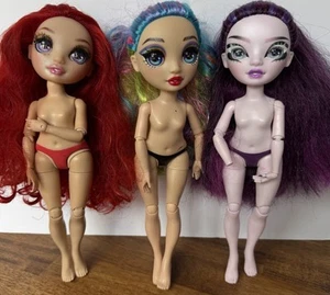 Shadow High Rainbow Doll Lot Demi Batista Amaya Raine Ruby Anderson Nude Set - Picture 1 of 13