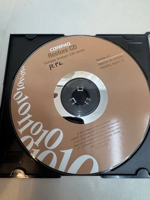 compaq restore cd 2.0 deskpro exs series - Image 1 of 2