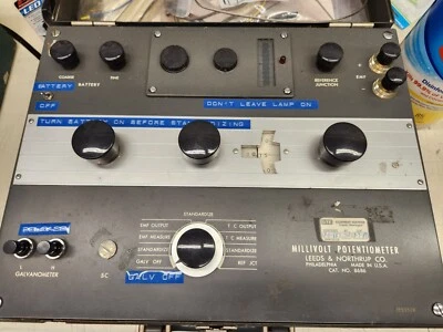 Potenciômetro Leeds Northrup 8686 milivolts - Imagem 1 de 4