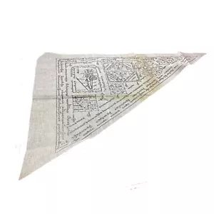 Sivali Thera Wimpel Talisman Tuch Wohlstand Amulett LP Phae Tempel gestempelt - Bild 1 von 6