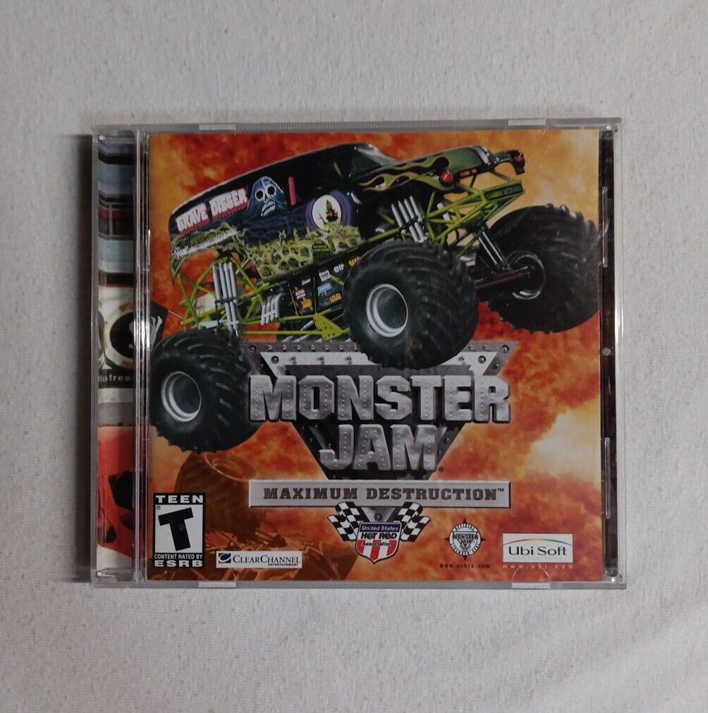 Monster Jam: Maximum Destruction (PC, 2002)  Complete CIB, Monster Trucks