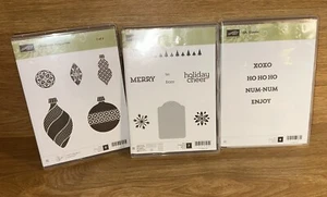 Stampin Up ! Etiquettes joyeuses souvenirs ornement RETRAITÉ Oh Goodie ! Lot de 20 timbres - Photo 1/11
