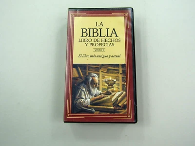 VTG La Biblia Libro De Hechos Y Profecias Video Tape II VHS Spanish Biblical - Image 1 of 4