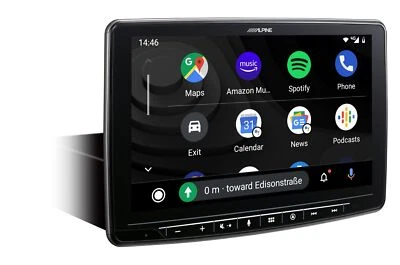 Alpine INE-F904D Navigationssystem 1-DIN Gehäuse 9-Zoll Touchscreen DAB+ CarPlay - Bild 1 von 4