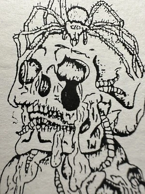 DAMAGED FATE #1 DEMO BLACK DEATH GRIND METAL CASSETTE DISMEMBERED FETUS DEADEN + - Image 1 of 4