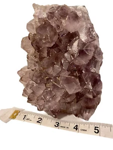 Amethyst Rose De France 3.14 LB Mauve Color Crystal Cluster W Mountable Hole - Picture 1 of 8