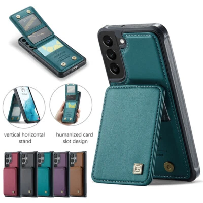 For Samsung S25 Edge/S25+/S24+ FE Ultra Leather Case Flip Card Wallet Back Cover - Image 1 of 4