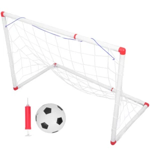 2 Sets Mini-Fußballtor, Fußball-Trainingstor, kleines Outdoor-Fußballtor, - Bild 1 von 12