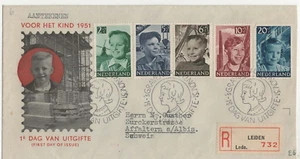 Stamps Netherland, Registered FDC Children 1951 - Picture 1 of 1