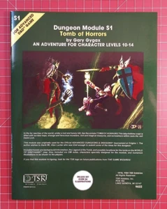 S1 Tomb of Horrors - Dungeons and Dragons Staple Bound Reprint - Picture 1 of 24