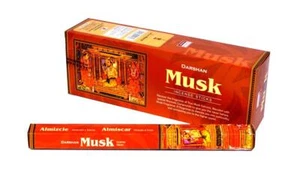 Darshan Agarbatti MUSK Fragrance Incense Sticks 6 Pack Of 20 Sticks - Picture 1 of 3