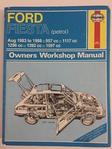 Haynes - Ford Fiesta / Aug 1983 to 1988 - Petrol Owners Workshop Manual - Picture 1 of 12