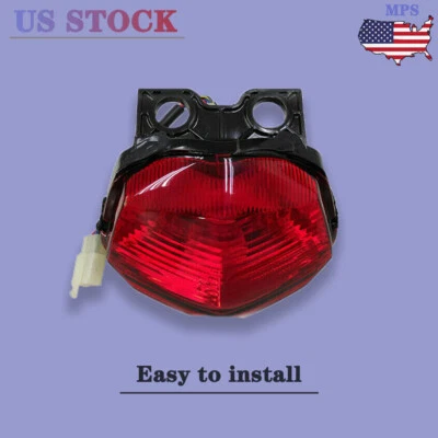 Luz trasera LED roja Fit Kawasaki 2008 2009 2010 2011 2012 Ninja250R OEM Foto 1 de 4