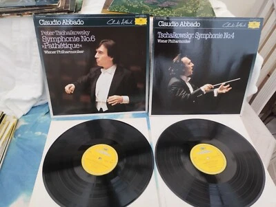 DG 2543 501/522 NM VINYL DBL LP LOTABBADO Tschaikowsky: Symphony No. 4 & No.6# - Image 1 of 4
