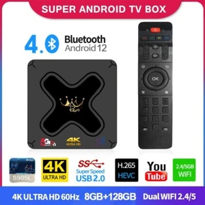 4K Árabe Inglés Deportes África 5G WIFI 12 Android TV YouTube 8GB / 128GB Caja - Imagen 1 de 7