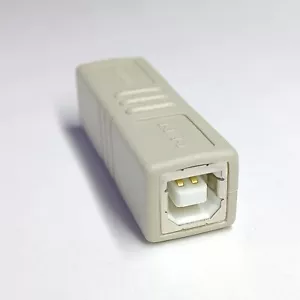 USB 2.0 B Female to B Female Adapter Converter Connector Union - Picture 1 of 4