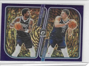 2023-24 Donruss Optic Kyrie Irving / Luka Doncic Optical Illusions Purple #4 - Picture 1 of 2