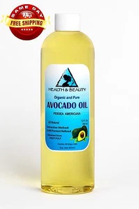 AVOCADO OIL REFINED ORGANIC by H&B Oils Center COLD PRESSED 100% PURE 24 OZ - Picture 1 of 12