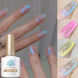 BORN PRETTY 10ml Auroras Cat Magnetic Gel Nail Polish Soak Off UV Gel Nail Art - Picture 1 of 13