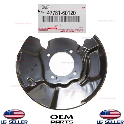 Genuine Front Brake Dust Cover Right ⭐OEM⭐ Toyota 4Runner Lexus GX470 2003-2009 - Image 1 of 3