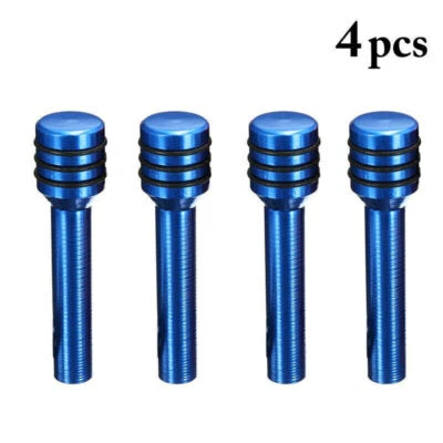 4x Pinos de Bloqueio de Porta de Liga Interior Azul Botão Puxar Capa Acessórios 8mm - Imagem 1 de 4