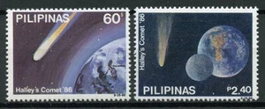 Philippines 1986 MNH Halleys Halley's Comet 2v Set Astronomy Space Stamps - Picture 1 of 1