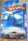 2008 Hot Wheels #51 All Stars SWOOP COUPE Gray/Black Variant w5Sp-5Dot Dish Sp
