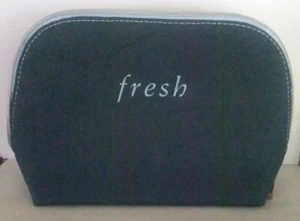 Fresh Skincare Makeup Cosmetic Bag in Blue 8.5 x 5.5 x 3 in New - Picture 1 of 4