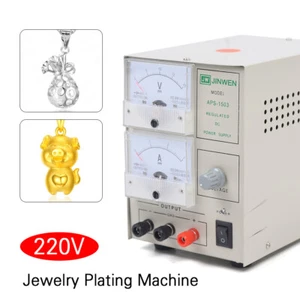 Electroplating Machine Jewelry Making Kits Jewelry Gold Silver Electroplating Electroplating 220V - Picture 1 of 8