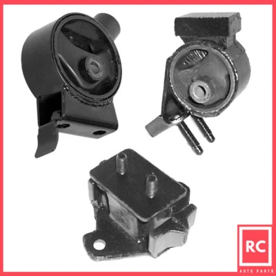 Комплект из 3 креплений двигателя и трансмиссии для 1987-1990 Toyota Tercel 1,5 л 2WD для Auto Trans - Изображение 1 из 4