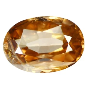 1.00Ct IF Charming Perfect Oval 6.5x4.6 MM 100% Natural Brown Madagascar Zircon - Picture 1 of 4