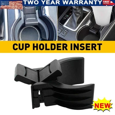 Soporte de inserción de taza central para consola Toyota Highlander 2014-2019 divisor negro Foto 1 de 4