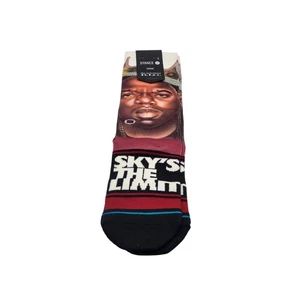 Stance The Notorious B.I.G. Sky's The Limit Calze Casual Crew, Uomo L 9-13 - Foto 1 di 5
