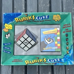 Rubik's Cube Puzzle mit Lösungshinweis Heft 1998 Vintage Spielzeug - Bild 1 von 7