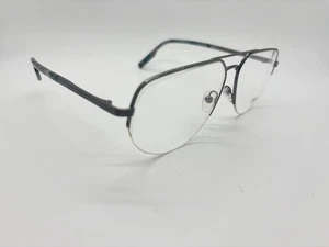 NEW Zegna EZ 5266 012 Silver Blue Havana Aviator Eyeglasses 59-14-145mm NO CASE - Picture 1 of 5