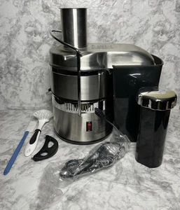 Jack LaLanne’s Stainless Steel Power Juicer Pro Model E-1189 Tested Works - Picture 1 of 3
