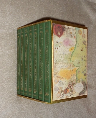 NARNIA. FOLIO SOCIETY. LEWIS. PAULINE BAYNES. 7 VOLS. SLIPCASE. 1998 EDITION. - Image 1 of 3