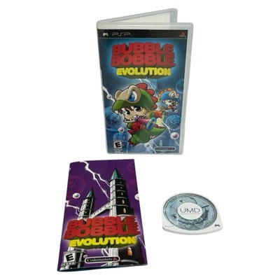Bubble Bobble Evolution (Sony PlayStation PSP, 2006) Complete w/ Manual Tested - Image 1 of 4