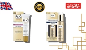 RoC Retinol Correxion Deep Wrinkle Serum + Correxion Line Smoothing Eye Cream - Picture 1 of 13