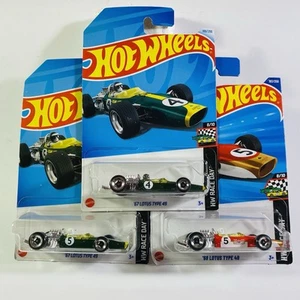 Hot Wheels 1:64 '67 Lotus Type 49 Green '68 Lotus Type 49 Red Free Postage - Picture 1 of 23