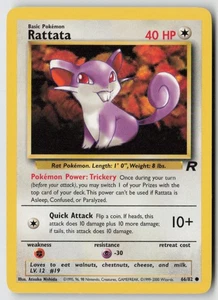 Rattata 66/82 - Team Rocket Unlimited - PTCG - LP - Picture 1 of 2