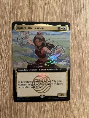 Katara the Fearless Magic The Gathering x Avatar Spiel Promo Card 2025 - Bild 1 von 4