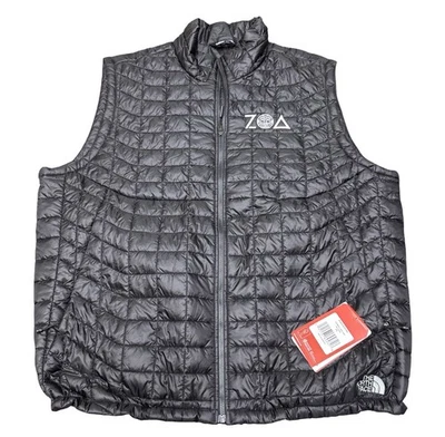 North Face Men’s Black Thermoball Eco Trek Vest Full Zip Quilted Size 2XL NWT - Image 1 of 4